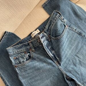 Abercrombie high rise loose jeans